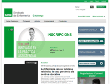Tablet Screenshot of catalunya.satse.es