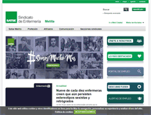 Tablet Screenshot of melilla.satse.es