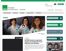 Tablet Screenshot of canarias.satse.es