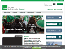 Tablet Screenshot of euskadi.satse.es